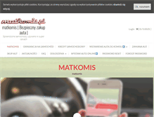 Tablet Screenshot of matkomis.pl
